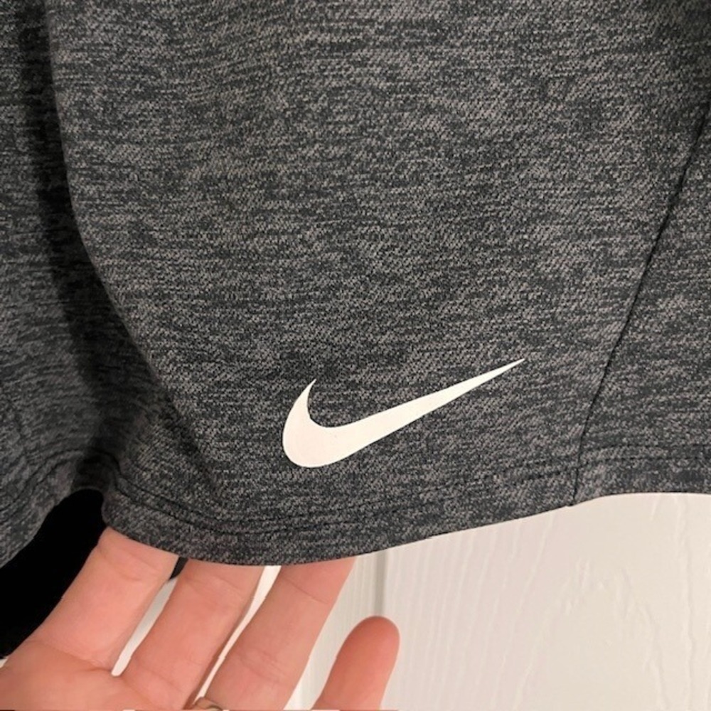 Nike Dri-FIT Running Shorts Athletic Gym Workout Fitness Gray Size S - Picture 3 of 6